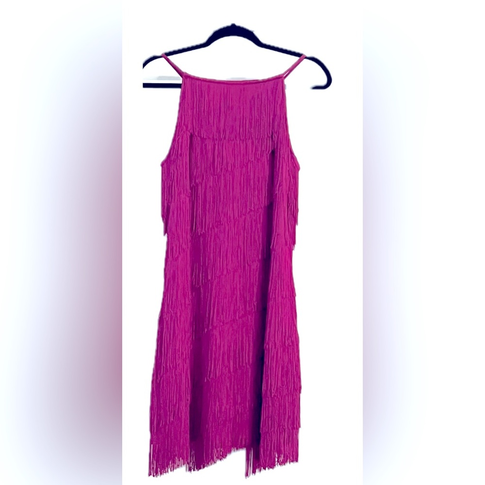 White House Black Market Fringe Party Dress